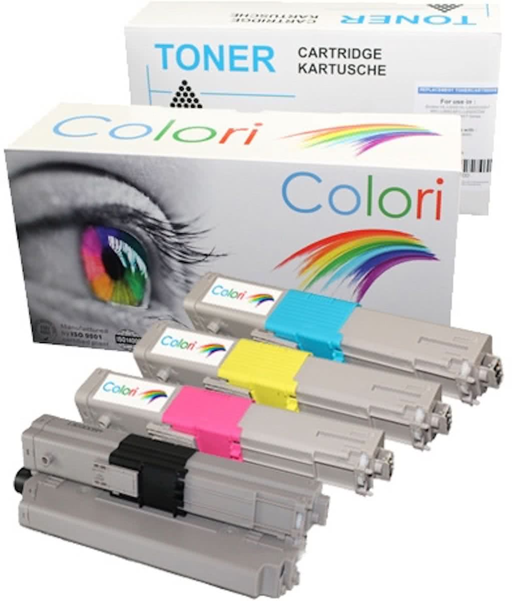 Set 4x  Toner voor Oki C510 C530 Mc561|Toners-en-inkt